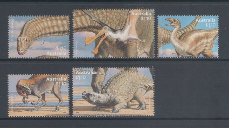 Australia - 2022 Dinosaurs Set (5) - UHM Carousel 1