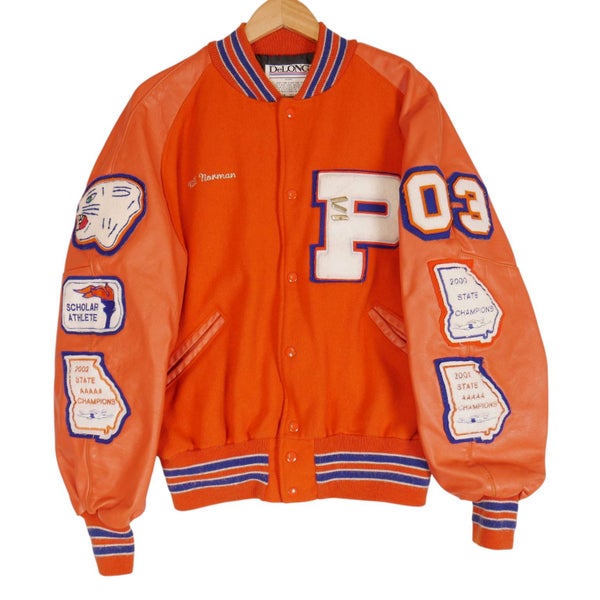 Vintage 2000 Letterman Wool Varsity Jacket XL Carousel 1