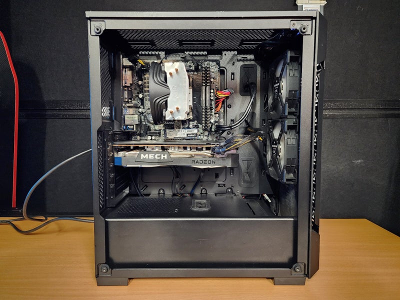 Gaming PC, Ryzen 3 3100, 16GB RAM DDR4, RX 6600 Carousel 2