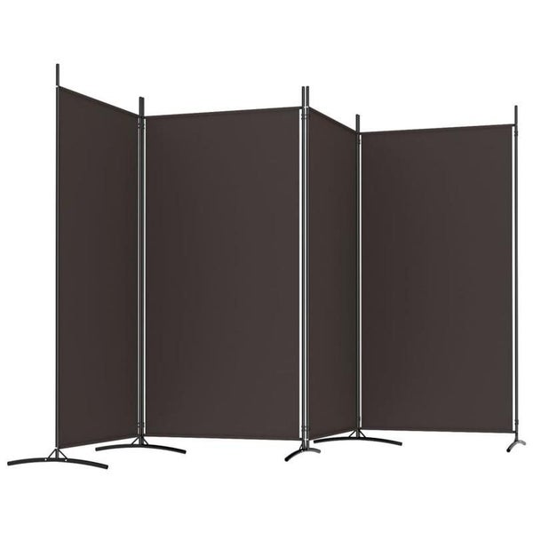 NNETM 4-Panel Room Divider Screen - Adjustable & Foldable Partition Carousel 1