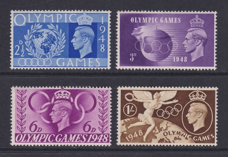 GB - 1948 Olympic Games Set (4) - UHM - 495/8 Carousel 1