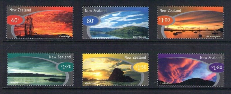 2182/7. NZ - 1998 Scenic Skies Set (6) - UHM Carousel 1