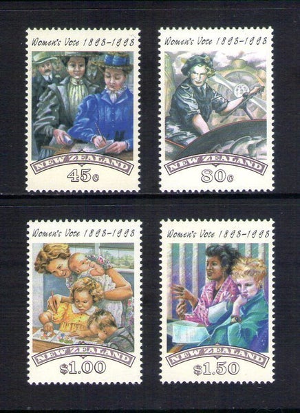1726/9. NZ - 1993 Womens Vote Set (4) - UHM Carousel 1