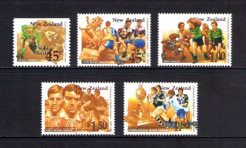 1888/92. NZ - 1995 Rugby League Set (5) - UHM Carousel 1