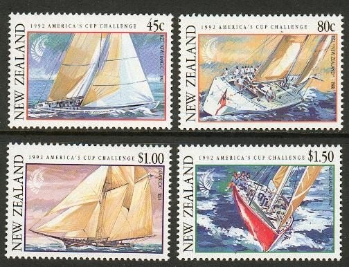 1655/8. NZ - 1992 America's Cup Set (4) - UHM Carousel 1