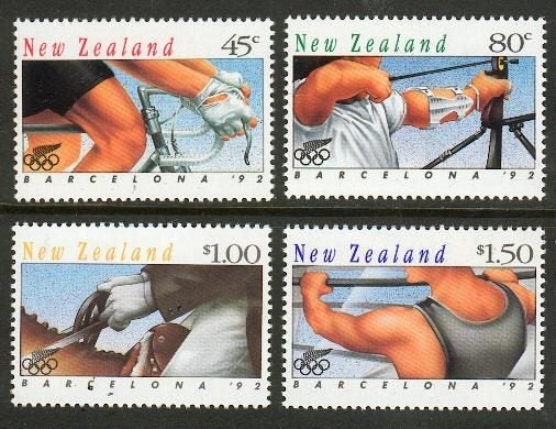 1670/3. NZ - 1992 Olympics Set (4) - UHM Carousel 1