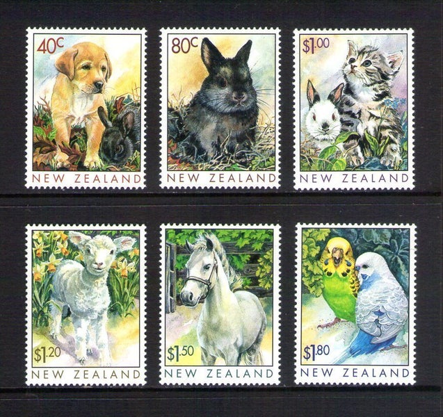 2232/7. NZ - 1999 Popular Pets Set (6) - UHM Carousel 1