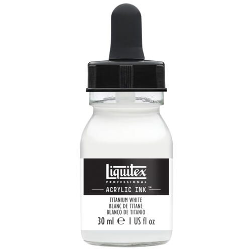 Liquitex Professional Acrylic Ink 30ml TITANIUM WHITE Carousel 1