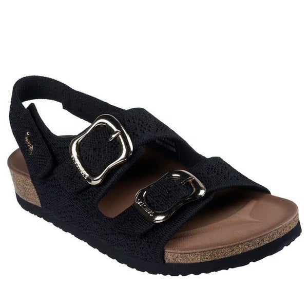 Skechers Womens Arch Fit Granola Special Summer Black Sandal Carousel 1