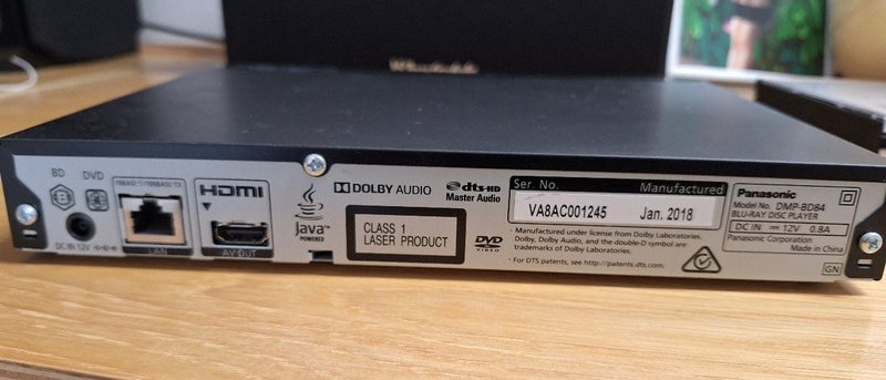 Panasonic Bluelay, DVD, CD Player dor Home Theatre Carousel 2