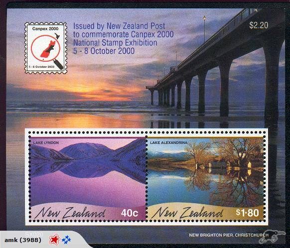 2368. NZ - 2000 Canpex/Scenic Minisheet- UHM Carousel 1