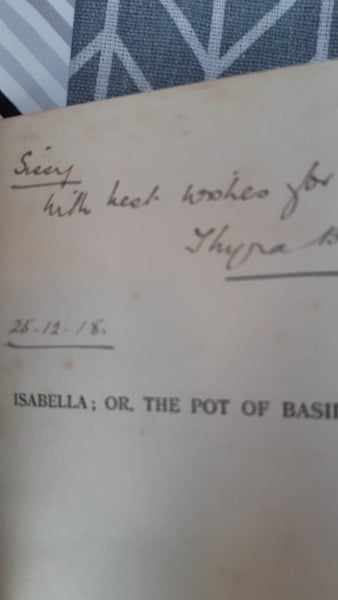 ISABELLA by JOHN KEATS64381293448321111