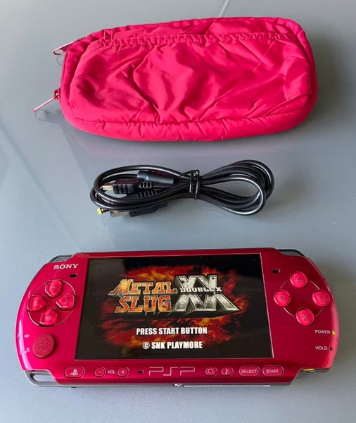 PSP3000 Metallic Red PSP in 6.60 PRO-C 64G Memory Cable Pouch and Case Carousel 14