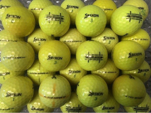Srixon Tri Star Yellow Used 24 balls Carousel 1