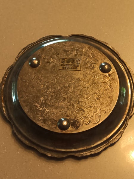 1930s Sheffield England E.H.Parkin & Co Wine Coaster Carousel 2