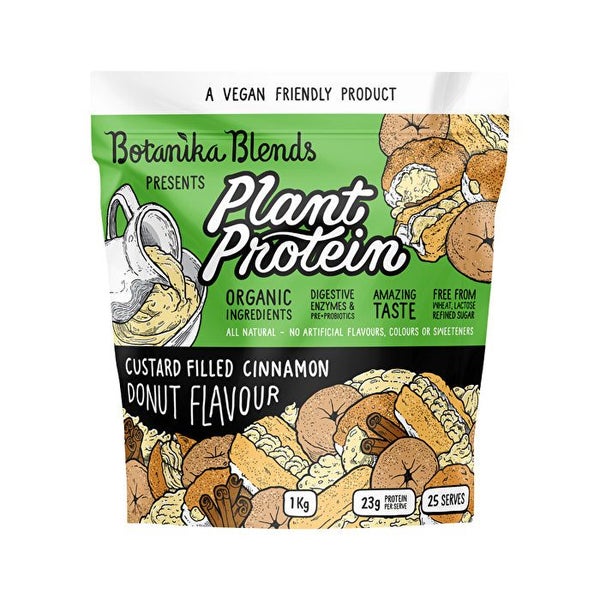 Botanika Blends Plant Protein Custard Filled Cinnamon Donut 1kg Carousel 1