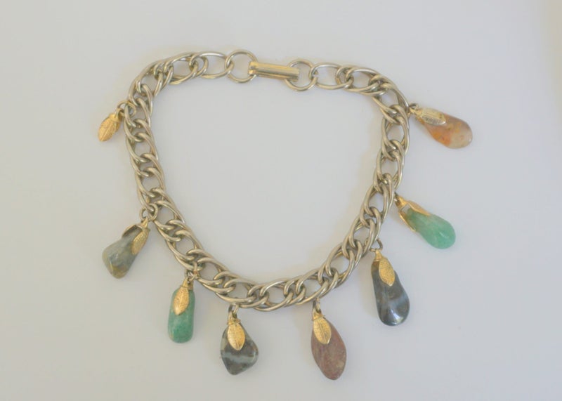 Vintage Charm Bracelet - Polished Stones Carousel 3