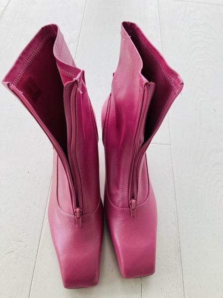 John Fluevog Countess Pink Boots size 864382713413251113