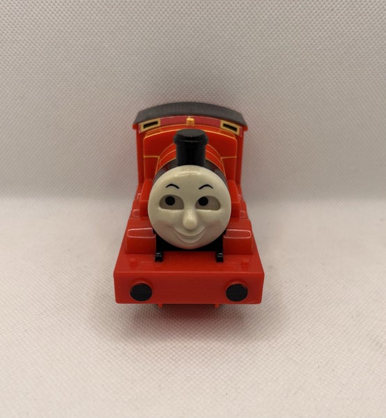 2004 TOMY Thomas & Friends JAMES #5 Pullback Train Carousel 2