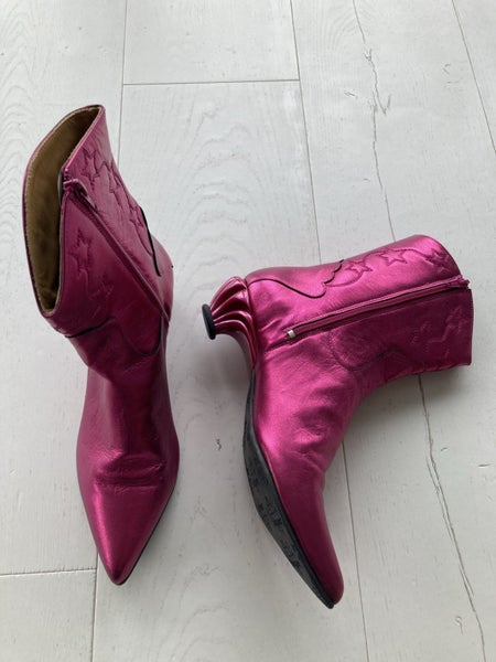 John Fluevog Firefly Noctiluca Western Boots64382824387843111