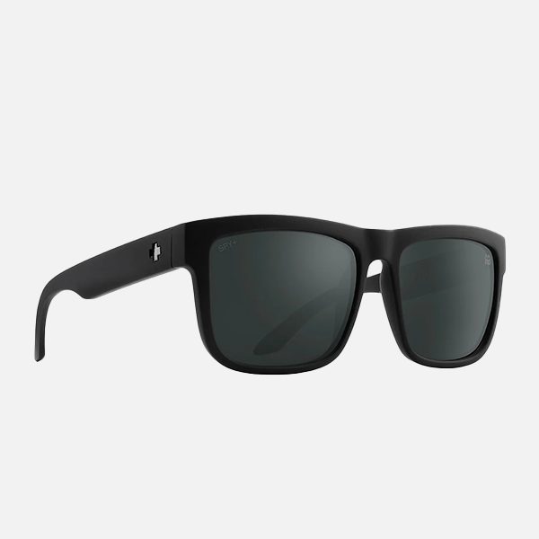 Spy Sunglasses Discord - Soft Matte Black Happy Boost Polar Black Mirror Carousel 1