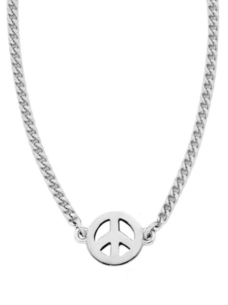 Karen Walker Mini Peace Necklace Silver F25 Carousel 1