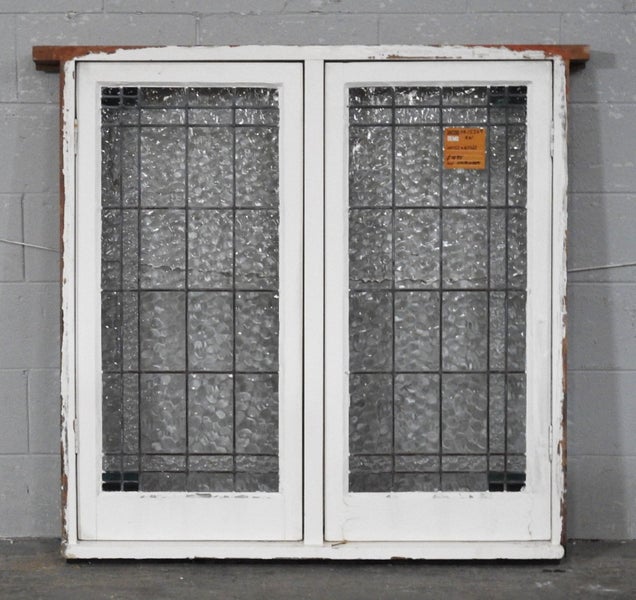 English Cottage Style Wooden Casement Leadlight Window H1153 x W1122 NL15569 Carousel 1