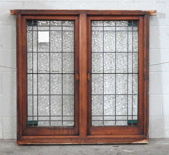 English Cottage Style Wooden Casement Leadlight Window H1153 x W1122 NL15569 Carousel 2