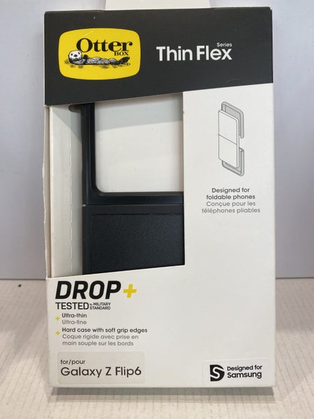 Otterbox Thin Flex Case for Galaxy Z Flip6 (Black) + AfterPay Carousel 1