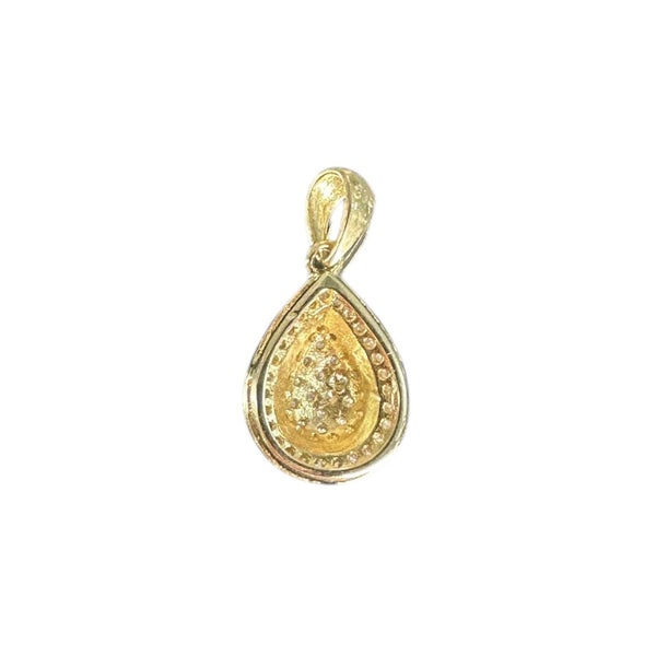 9CT Y/G DIAMOND PENDANT Carousel 2