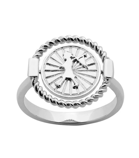 Karen Walker Voyager Spin Ring Silver F21 Carousel 1