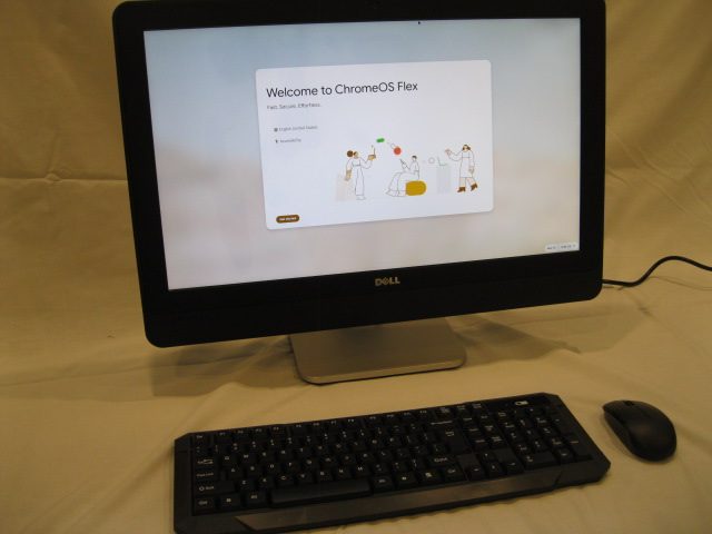 Dell 9010 All-in-one 23" Chrome OS Flex Full HD display i5 Quad Core 8GB Ram64472946153346110