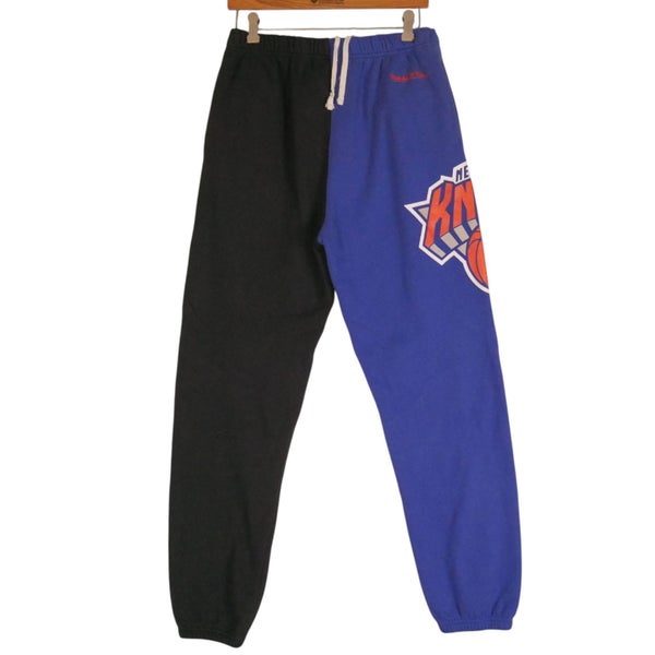 Mitchell and Ness NBA New York Knicks Sweat Pants Medium Carousel 1