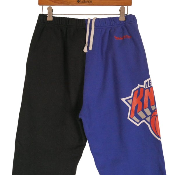 Mitchell and Ness NBA New York Knicks Sweat Pants Medium Carousel 2