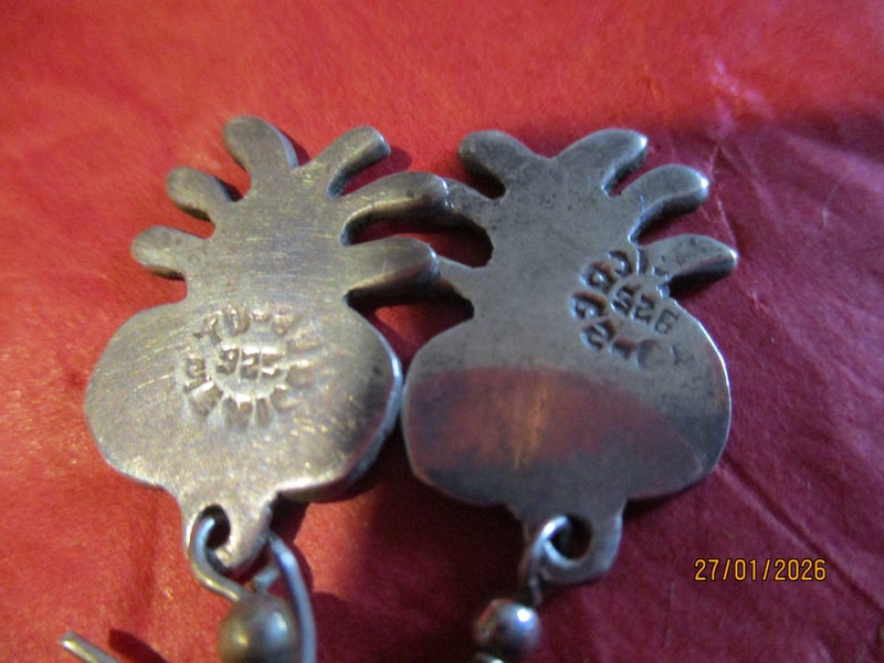 Sterling silver Mexico earrings Carousel 2