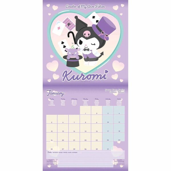 Kuromi Square Calendar 2026 Carousel 2