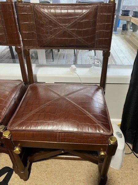 Handmade 8 Seat Dining Room Table & Chairs64385458756611112