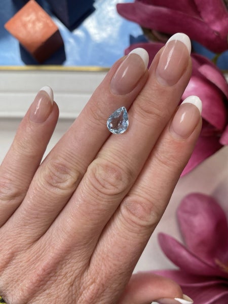 $1 RES ~ $1450 Buy Now * 1.97ct Brazilian Aquamarine Carousel 2