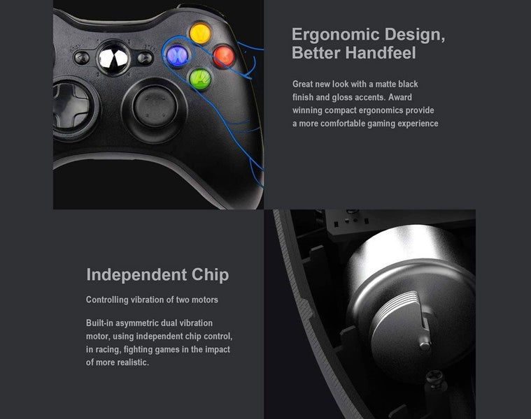 Replacement Xbox 360 Controller Wireless - Brand New Carousel 4