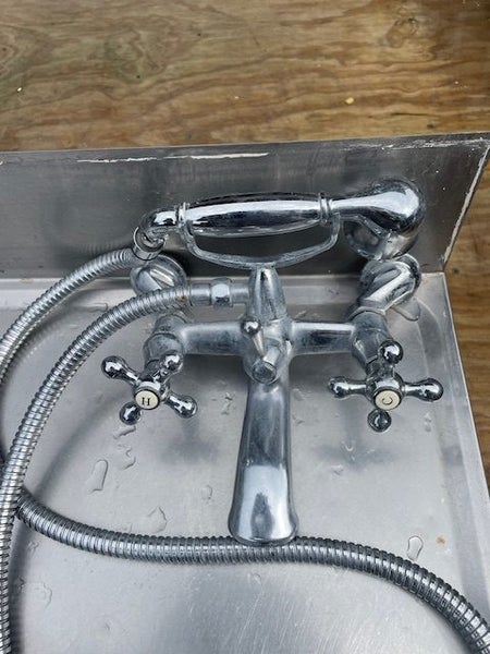 Bath Tap Set-Telephone Hand Piece Style Hand Held Shower Carousel 2