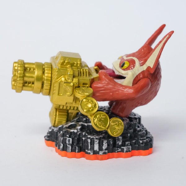 Skylanders Giants Trigger Happy - Series 2 - S2 - Orange Base Tech Element Carousel 1