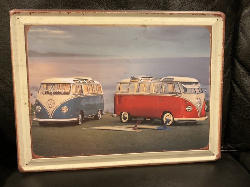 VW tin picture of Combi van Carousel 1