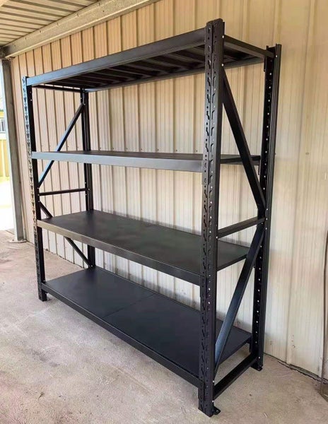 2.4m High Black Racking Shelving 2L x 2.4H x 0.6D Premium Quality64398554249090110