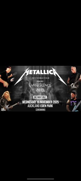 Metallica Frantic early entry GA1 x364388804700418110