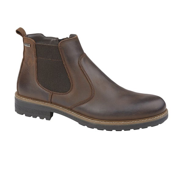 IMAC Mens Leather Chelsea Boots Carousel 1