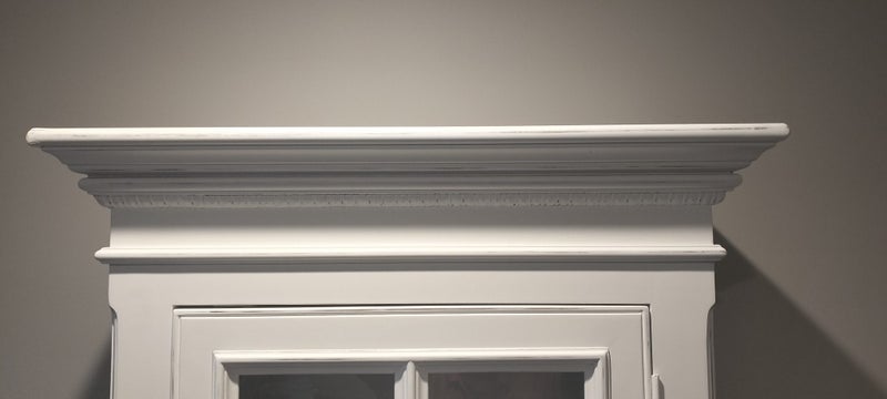 French Display Cabinet (Distressed finish)64391899132419111