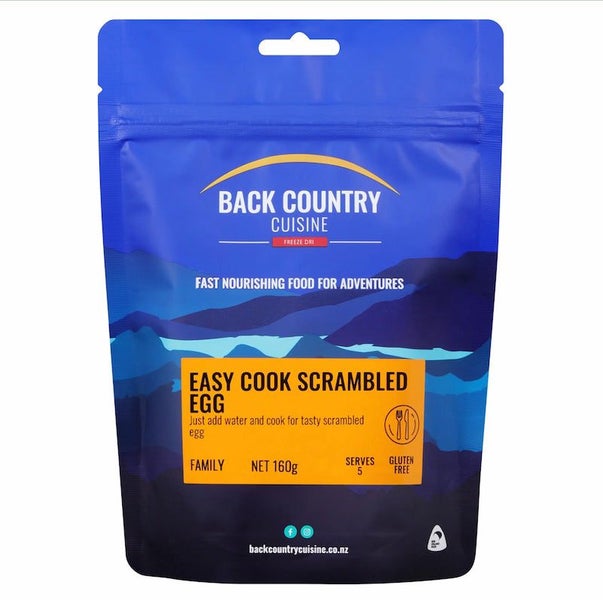Back Country EASY COOK SCRAMBLED EGGS - 5 serve pack (160 gram) Carousel 1