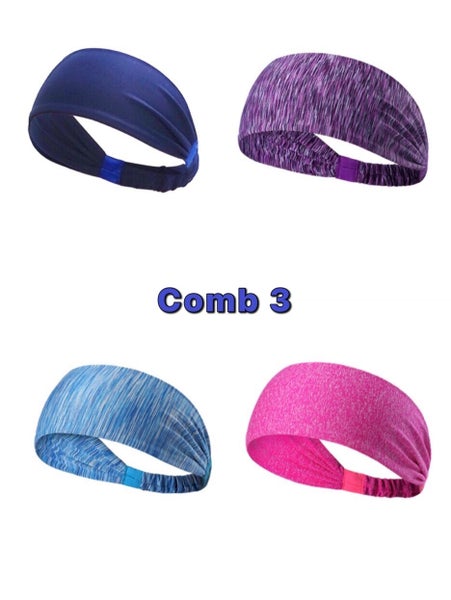 Sweat Band Headband X 4 Carousel 1