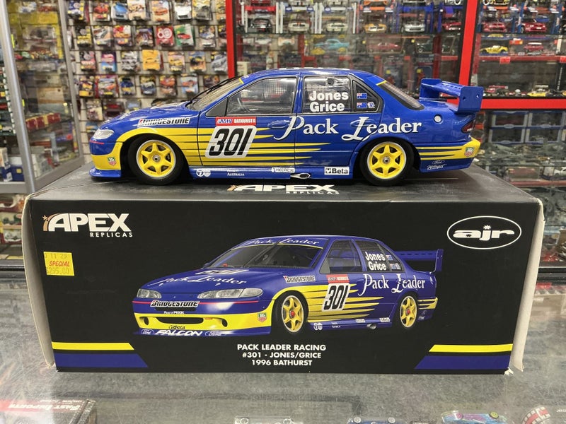 1/18 APEX - FORD EF FALCON PACK LEADER RACING #301 1996 BATHURST JONES/GRICE Carousel 1