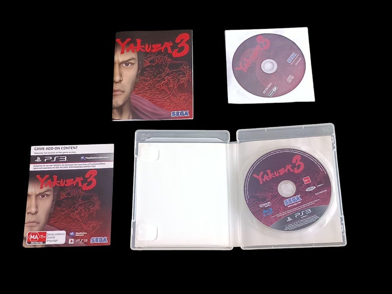 Yakuza 3 Special Edition Complete with CD. Collectors mint Carousel 1